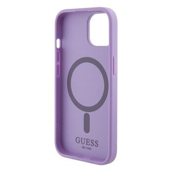 Guess Saffiano MagSafe Back Case Защитный Чехол для Apple iPhone 15 (GUHMP15SPSAHMCU)