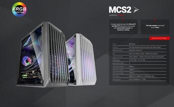 Mars Gaming MC-S2 Datora korpuss mATX / FRGB / Window / MESH (MCS2W)