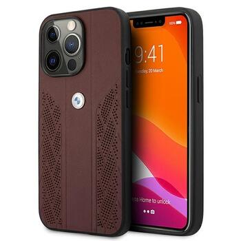 BMW BMHCP13LRSPPR Back Case Кожанный Чехол для телефона Apple iPhone 13 / 13 Pro (BMHCP13LRSPPR)