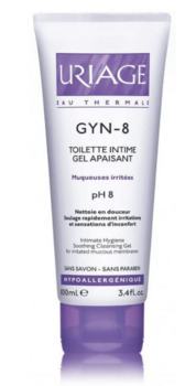 Uriage Gyn-8 Успокаивающий очищающий гель для интимной гигиены 100 ml (3661434001062)