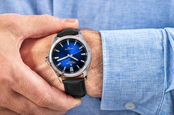Giewont Elegance Sapphire Vīriešu pulkstenis GW5160-A3 / melns/zils (GW5160-A3)