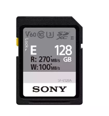 Sony SFE128A.AE Zibatmiņa 128GB / SDXC / UHS-II / C10 / U3 / V60 (SFE128A.AE)