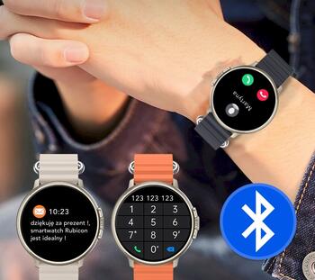 RUBICON Smartwatch Смарт-часы для женщин RNCF15 / титан/светлый латте (SMARUB260)