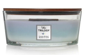 Woodwick Trilogy Calming Retreat Svece 453.6g (5038581054285)