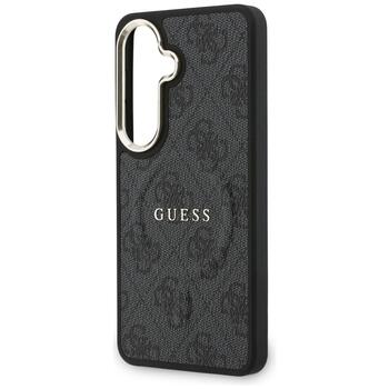 Guess 4G Embossed Ring MagSafe Case Защитный чехол для Samsung Galaxy S26 Plus / чёрный (GUHMS26MP4MSEGCK)