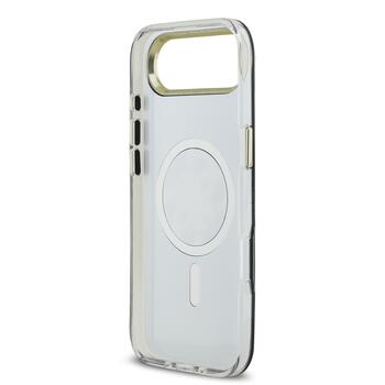 Guess PC/TPU Mirror 4G Glitter Logo MagSafe Case Чехол для Apple iPhone 17 Air (GUHMP17MHMR4GDG)