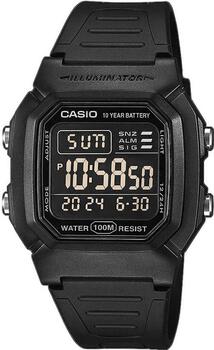 Casio W-800H-1BVES Vīriešu pulkstenis (W-800H-1BVES)
