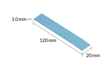 Arctic TP-3 Термопрокладка 120x20x1.0mm / 4шт (ACTPD00056A)