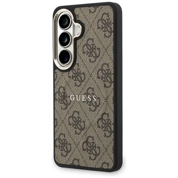 Guess 4G Embossed Ring MagSafe Case Защитный чехол для Samsung Galaxy S26 Plus / коричневый (GUHMS26MP4MSEGCW)