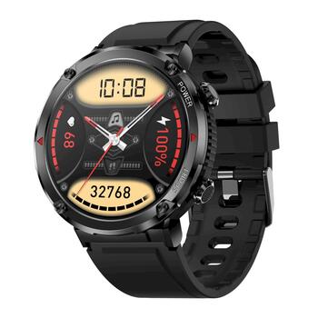 Smartwatch Gravity GT21-3 Смарт-часы с силиконовым ремешком / чёрный (GT21-3)