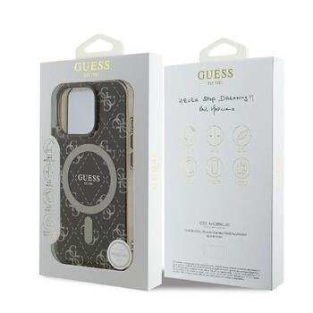 Guess IML 4G Background MagSafe Aizsargapvalks Priekš Apple iPhone 16 Pro (GUHMP16LH4DTEW)