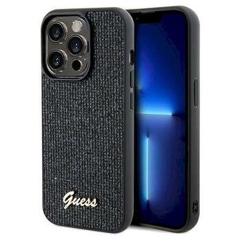 Guess GUHCP14XPMSDGSK Disco Metal Script Aizsargapvalks priekš iPhone 14 Pro Max 6.7