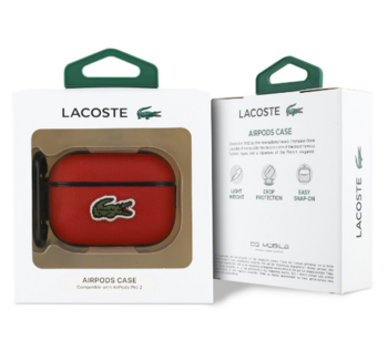 Lacoste Petit Pique Croc Logo Patch Case Чехол для наушников Apple AirPods Pro 2 (LCAP2PVCR)