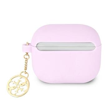 Guess GUA3LSC4EU Защитный чехол для AirPods 3 Charm 4G Collection / фиолетовый (GUA3LSC4EU)