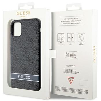 Guess GUHCN61P4SNK Hardcase 4G Stripe Защитный чехол для iPhone 11/XR / серый (GUHCN61P4SNK)