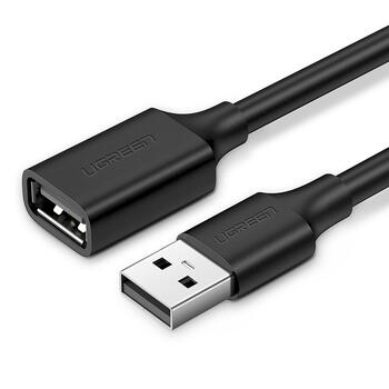 UGREEN US103 Кабель-удлинитель USB AM - AF 1.5m / чёрный (UG-10315)