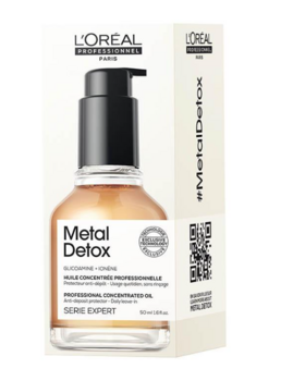 L’Oréal Professionnel Serie Expert Metal Detox Glicoamine + Ionene Масло для волос 50 ml (3474637090609)