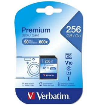 Verbatim 44026 Premium SDXC Сlass 10 Atmiņas karte 256GB (44026)