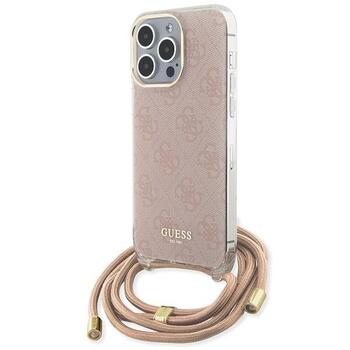 Guess GUHCP15LHC4SEP Hardcase Crossbody Cord 4G Print Защитный чехол для iPhone 15 Pro 6.1
