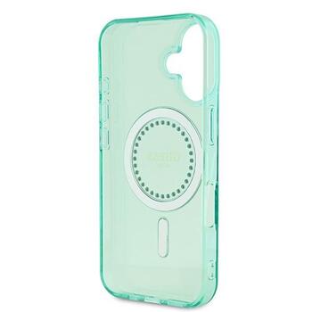 Guess GUHMP16MPFTDTEN Hardcase IML Rhinestones MagSafe Защитный чехол для iPhone 16 Plus 6.7