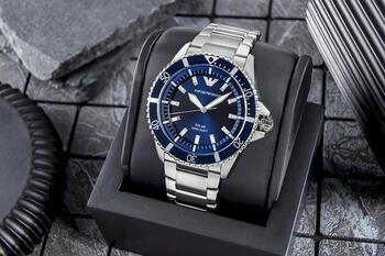 Emporio Armani AR11697 Rokas Pulkstenis Solar Diver Style 42mm (AR11697)