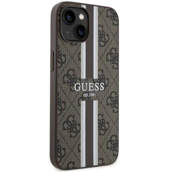 Guess GUHMP14SP4RPSW Hardcase 4G Printed Stripes MagSafe Aizsargapvalks priekš iPhone 14 / 15 / 13 6.1