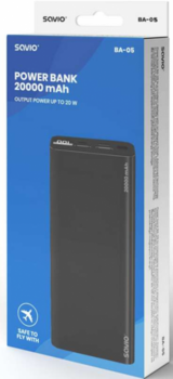 Savio BA-05 Power Bank 20000 mAh / 20W (BA-05)