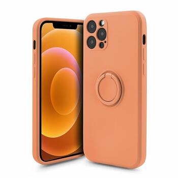 Mocco Pastel Ring Silicone Back Case Силиконовый чехол для Samsung Galaxy S22 Plus 5G Оранжевый (MO-RING-SA-S22PL-OR)