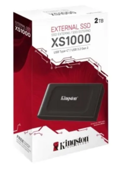 Kingston XS1000 Внешний SSD-Hакопитель 2TB (SXS1000/2000G)
