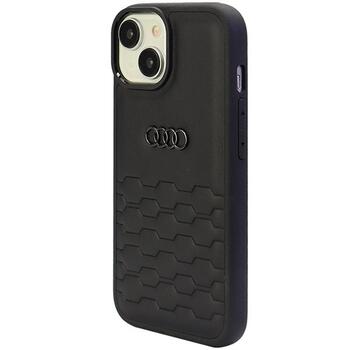 Audi GT Synthetic Leather Back Case Защитный Чехол для Apple iPhone 15 Plus (AU-TPUPCIP15M-GT/D2-BK)