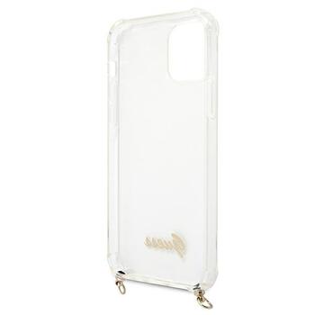 Guess GUHCP12MKC4GSGO Hardcase 4G Gold Chain Защитный чехол для iPhone 12/12 Pro 6,1