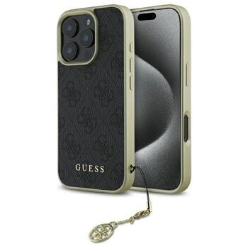 Guess GUHCP16XGF4GGR Hardcase 4G Charms Collection Aizsargapvalks priekš iPhone 16 Pro Max 6.9