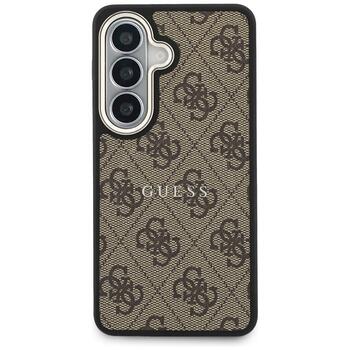 Guess 4G Embossed Ring MagSafe Case Защитный чехол для Samsung Galaxy S26 Plus / коричневый (GUHMS26MP4MSEGCW)