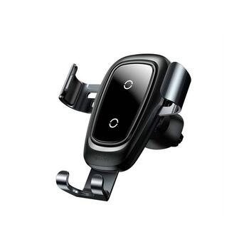 Baseus Gravity Air Vent Универсальный Держатель C Беспроводной Зарядкой + Micro USB Провод 1.2м (WXYL-B0A)
