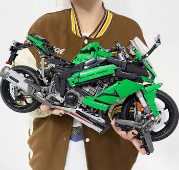 Jie Star Kawasaki Ninja 1000SX Sporta Motocikla Konstruktora komplekts 2304gab. (58053)