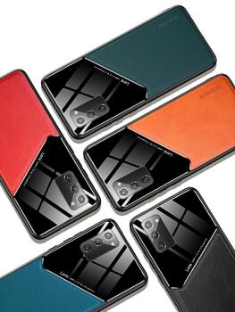 Mocco Lens Leather Back Case Кожанный чехол для Apple iPhone 12 Красный (MO-LC-AP-IP-12-RE)