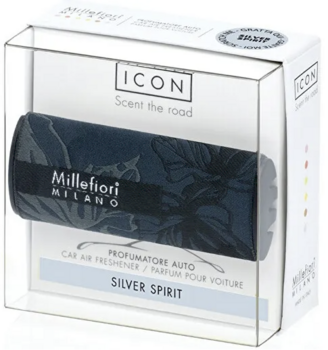 Millefiori Milano Icon Автомобильный освежитель воздуха 47g Silver Spirit (8051938697994)