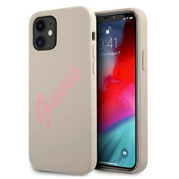Guess GUHCP12SLSVSGP Silicone Vintage Защитный чехол для iPhone 12 mini 5,4