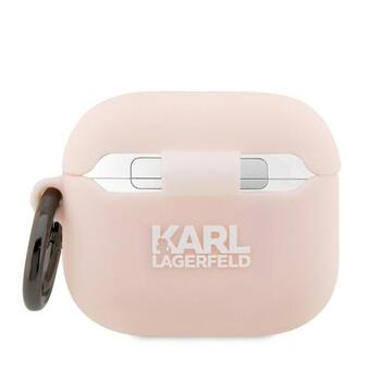 Karl Lagerfeld KLA3RUNCHP Silicone Choupette Head 3D Защитный чехол для AirPods 3 / розовый (KLA3RUNCHP)