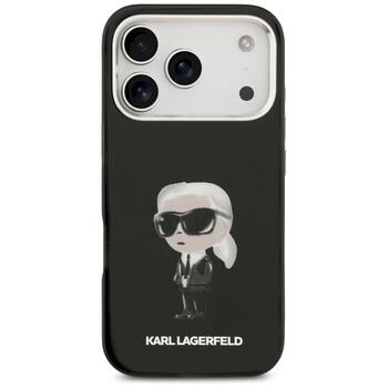 Karl Lagerfeld IML Aquarelle Karl & Logo MagSafe Case Защитный чехол для iPhone 17 Pro / чёрный (KLHMP17LHMKIAQOK)