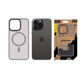Tactical MagForce Hyperstealth Cover Защитный чехол для iPhone 15 Pro Max / светло-серый (TA-57983115964)