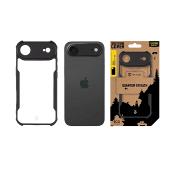 Tactical Quantum Stealth Cover Защитный чехол для Apple iPhone Air / прозрачный/чёрный (TA-57983126683)