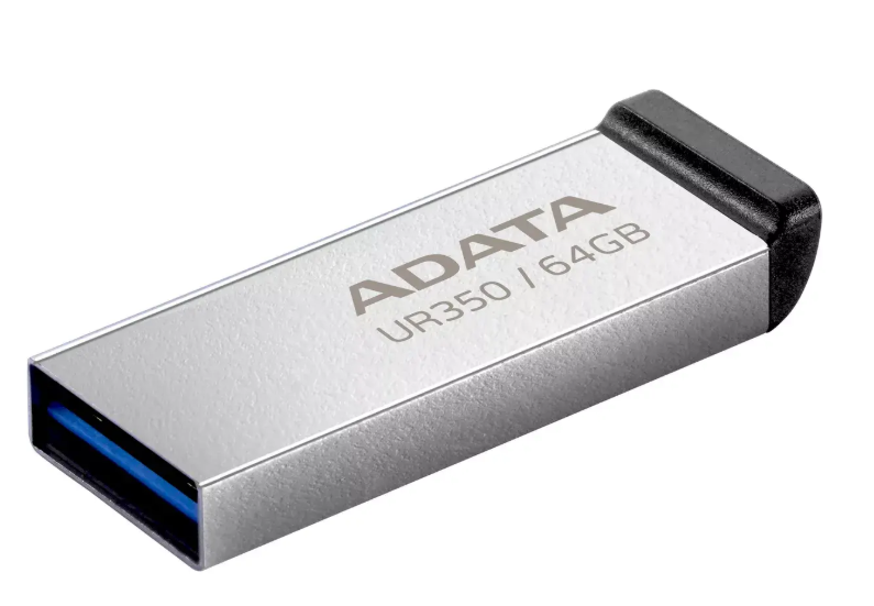 Adata UR350 USB 3.2 Gen 1 Zibatmiņa 64GB (UR350-64G-RSR/BK)