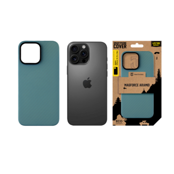 Tactical MagForce Aramid Cover Защитный чехол для Apple iPhone 16 Pro Max / синий (TA-57983126544)