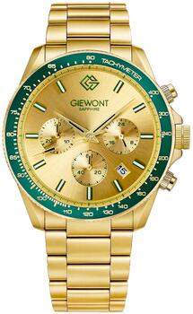 Giewont Chronograph Sapphire Vīriešu pulkstenis / zelta zaļš (GW3520-B6)
