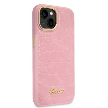 Guess GUHCP14MHGCRHP Croco Collection Защитный чехол для iPhone 14 Plus / 15 Plus 6.7