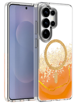 Mocco Epoxy Mag Back Case Чехол для телефона Samsung Galaxy S25 Ultra (MO-EMC-SA-S25UL-OR)