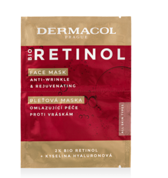 Dermacol Bio Retinol Маска для лица 2x 8ml (8595003131773)