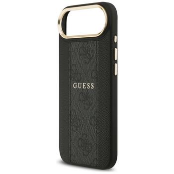 Guess 4G Stripe MagSafe Защитный чехол для iPhone 17 Air / чёрный (GUHMP17MPG4SEMCK)