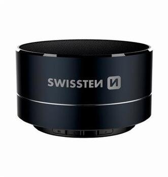 Swissten Bluetooth Беспроводная колонка с Micro SD / 3W (i-METAL-BK)